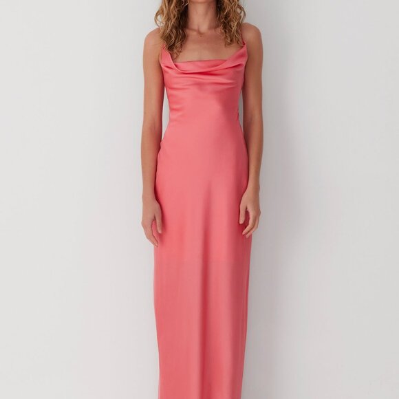 Free People, Wolf Gang Las Lolas Maxi Dress - Coral - Medium - Picture 2 of 9